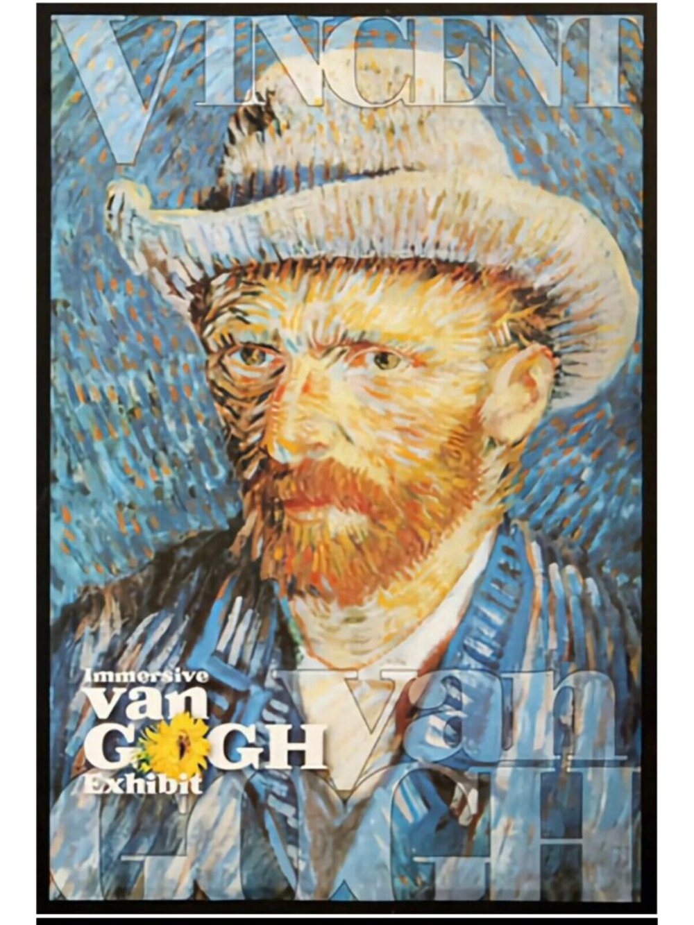 Immersive Van Gogh Exhibit Poster Rolled 24x36 Inches Art Print Vincent Van Gogh